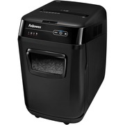 Fellowes AutoMax 200C Auto Feed Shredder - Non-continuous Shredder - Cross Cut - 10 Per Pass - for shredding Staples, Paper Clip, Credit Card, CD, DVD, Junk Mail, Paper - 0.156" x 1.500" Shred Size - P-4 - 11 ft/min - 9" Throat - 12 Minute Run Time - 25 M FEL4653501