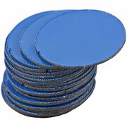 MasterVision Magnetic Color Coding Dots - 3/4" Diameter - Round - Blue - Vinyl - 20 / Pack BVCFM1601