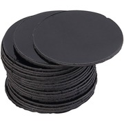 MasterVision Magnetic Color Coding Dots - 3/4" Diameter - Round - Black - Vinyl - 20 / Pack BVCFM1605