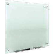 Quartet Infinity Glass Dry-Erase Whiteboard - 24" (2 ft) Width x 18" (1.5 ft) Height - Frost Tempered Glass Surface - Horizontal/Vertical - 1 Each QRTG2418F