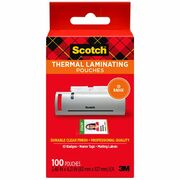 Scotch Thermal Laminating Pouches - Laminating Pouch/Sheet Size: 2.40" Width x 4.20" Length x 5 mil Thickness - Glossy - for ID Badge, Document, Photo, Lists, Card - Double Sided, Photo-safe - Clear - 100 / Pack MMMTP5852100