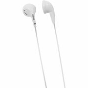 Maxell EB-95 White Earbuds - Stereo - Wired - Earbud - Binaural - Outer-ear - White - 1 Each MAX190599