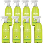 Method All-Purpose Cleaner - 28 fl oz (0.9 quart) - Lime + Seasalt Scent - Non-toxic, Triclosan-free - Lime - 8 / Carton MTH01239