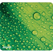 Allsop NatureSmart Image Mousepad - Leaf Raindrop - (31624) - Leaf Raindrop - 0.10" Height x 8.50" Width - Natural Rubber, Latex - Skid Proof ASP31624