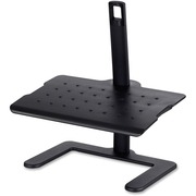 Safco Adjustable-Height Footrest - 3.50" to 16" Adjustable Height - Black - 1 Each SAF2129BL