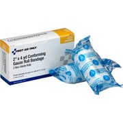 First Aid Only Non-sterile Conforming Gauze - 2 - 2" Width - White - Cotton - 2/Box - 1 Each FAOB204