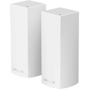 Linksys Velop Wi-Fi 5 IEEE 802.11ac Ethernet Wireless Router - 2.40 GHz ISM Band - 5 GHz UNII Band - 6 x Antenna(6 x Internal) - 275 MB/s Wireless Speed - 2 x Broadband Port - Gigabit Ethernet - Desktop LNKWHW0302