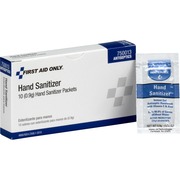 First Aid Only Hand Sanitizer - 0.03 oz - Kill Germs - Hand - Moisturizing - White - Quick Drying, Non-sticky, Anti-septic - 1 Each FAO750013