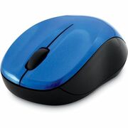 Verbatim Silent Wireless Blue LED Mouse - Blue - Blue LED/Optical - Wireless - Radio Frequency - Blue - USB Type A - Scroll Wheel - 3 Button(s) - 1 Each VER99770