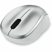 Verbatim Silent Wireless Blue LED Mouse - Silver - Blue LED/Optical - Wireless - Radio Frequency - Silver - USB Type A - Scroll Wheel - 3 Button(s) - 1 Each VER99777