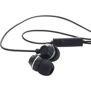 Verbatim Stereo Earphones with Microphone - Stereo - Mini-phone (3.5mm) - Wired - Earbud - Binaural - In-ear - Black VER99774