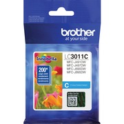 Brother Innobella LC3011C Original Standard Yield Inkjet Ink Cartridge - Single Pack - Cyan - 1 Each - 200 Pages BRTLC3011C