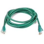Belkin RJ45 CAT-5e Patch Cable, Snagless Molded Green 02 - 2 ft Category 5e Network Cable for MacBook Air, MacBook Pro, Network Device - First End: 1 x RJ-45 Network - Male - Second End: 1 x RJ-45 Network - Male - Patch Cable - Gold Plated Connector - 24  BLKA3L79102GRNS