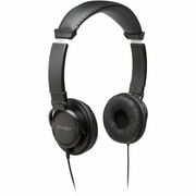 Kensington Hi-Fi Headphones - Stereo - Mini-phone (3.5mm) - Wired - Over-the-head - Binaural - Circumaural - 6 ft Cable - Black - 1 Each KMW97602
