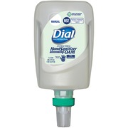 Dial Hand Sanitizer Foam Refill - 1.27 quart - Pump Bottle Dispenser - Bacteria Remover - Hand - Moisturizing - Clear - Fragrance-free, Dye-free - 3 / Carton DIA19038