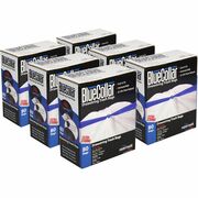 BlueCollar 13-gallon Drawstring Trash Bags - 13 gal Capacity - 28" Length x 24" Width x 0.80 mil (20 Micron) Thickness - Drawstring Closure - White - Garbage - 80/Box - 6 / Carton HERN4828EWRC1CT