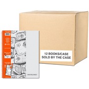 Roaring Spring Wirebound Graph Notebook - 70 Sheets - 140 Pages - Printed - Spiral Bound - Both Side Ruling Surface - 20 lb Basis Weight - 75 g/m² Grammage - 11" x 8 1/2" Sheet Size - 0.33" Height x 8.5" Width x 11" Length - Gray Paper - Orange Bindi ROA17001CS