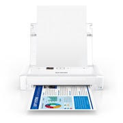 Epson WorkForce EC-C110 Portable Inkjet Printer - Color - 5760 x 1440 dpi Print - 20 Sheets Input - Wireless LAN - Mopria, Apple AirPrint, Wi-Fi Direct, Epson iPrint, Epson Connect, Google Cloud Print - Plain Paper Print - USB EPSC11CH25202