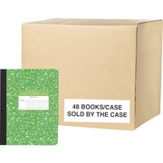 Roaring Spring Grade School Ruled Marble Hard Cover Composition Book - 80 Sheets - 160 Pages - Printed - Sewn/Tapebound - Both Side Ruling Surface - 1" Ruled - Red Margin - 15 lb Basis Weight - 56 g/m² Grammage - 9 3/4" x 7 1/2" Sheet Size - 0.33" He ROA97225CS