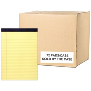 Roaring Spring Legal Pads - 50 Sheets - 100 Pages - Printed - Stapled/Tapebound - Both Side Ruling Surface - Double Line Red Margin - 15 lb Basis Weight - 56 g/m&#178; Grammage - 11 3/4" x 8 1/2" Sheet Size - 0.25" Height x 8.5" Width x 11.8" Length - Can ROA74764CS