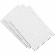 Universal Ruled Index Cards, 5 x 8, White, 100/Pack - 5" Width x 8" LengthRecycled - Ruled - 100 / Pack UNV47250