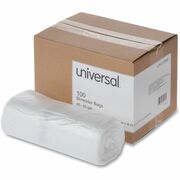 Universal Shredder Bag - 45 gal - 48" Height x 26" Width x 18" Depth - High-density Polyethylene (HDPE) Resin - Clear - 100 / Box UNV35946