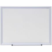 Universal Deluxe Melamine Dry Erase Board, 24" x 18" , White Surface, Satin Aluminum Frame - 24" (2 ft) Width x 18" (1.5 ft) Height - White Melamine Surface - Satin Aluminum Frame - 1 Each UNV44618