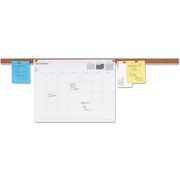 Universal Bulletin Board - 1" Board Height x 24" Board Width - Brown Cork Surface - Self-healing, Easy Installation - Silver Aluminum Frame - 1" Height x 24" Width - 1 Each UNV43424