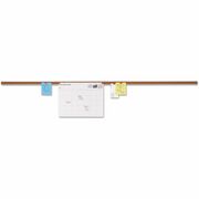 Universal Cork Board - 1" Board Height x 48" Board Width - Brown Cork Surface - Self-healing, Easy Installation - Silver Aluminum Frame - 1" Height x 48" Width - 1 Each UNV43448