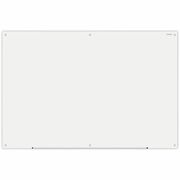 Universal Frameless Glass Marker Board, 72" x 48" , White Surface - 72" (6 ft) Width x 48" (4 ft) Height - White Glass Surface - 1 Each UNV43234