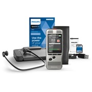 Philips Pocket Memo Dictation and Transcription Set - SDHC Supported - USB - Headphone - Portable PSPDPM670003