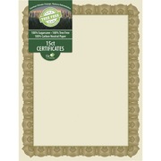 Geographics Tree Free Certificate - 8.5" Width - Multicolor with Gold Border - Sugarcane - 15 / Pack GEO49008