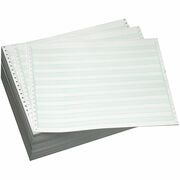 Domtar Continuous Paper - 14 7/8" x 11" - 18 lb Basis Weight - Acid-free, Carbonless, Unperforated, Uncoated, Break Resistant - Green, Multicolor - 1 Case DMR141108