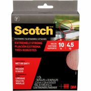 Scotch Extremely Strong Fasteners - 10 ft Length x 1" Width - Clear - Weather Resistant, Dirt Resistant, UV Resistant - For Multi Surface, Multipurpose - 2 / Pack MMMRF6760