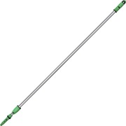 Unger OptiLoc 2-section Extension Pole - 13.12 ft Length - Green, Silver - Anodized Aluminum, Plastic - 1 Each UNGEZ400