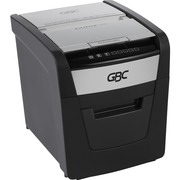 GBC AutoFeed+ Home Shredder, 60X, Super Cross-Cut, 60 Sheets - Continuous Shredder - Super Cross Cut - 6 Per Pass - for shredding Credit Card, Paper Clip, Staples, Paper - P-4 - 10 Minute Run Time - 5.25 gal Wastebin Capacity - Black GBCWSM1757601