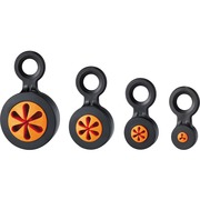 Ergodyne 3740 Hand Tool Attachment Trap - Slips (4-Pack) - 0.8" Height x 4" Width - Orange, Black - Acrylonitrile Butadiene Styrene (ABS) - 4 / Pack EGO19744