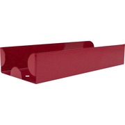 ControlTek Metal Coin Tray, Pennies - Red - Anodized Metal - 1 Each CNK560065