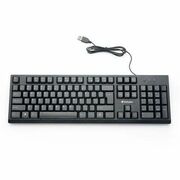 Verbatim Wired Keyboard - Cable Connectivity - USB Interface - Multimedia Hot Key(s) - Linux, ChromeOS, Mac OS, Windows, Mac, PC VER70735