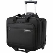 Samsonite Classic Business 2.0 Travel/Luggage Case (Briefcase) for 15.6" Travel, Notebook, Document, Accessories - Black - Polyester Body - Handle - 16.8" Height x 9" Width x 14.3" Depth - 1 Each SML1412781041