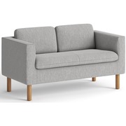 HON Parkwyn Loveseat - Material: Fabric - Finish: Gray - 1 Each HONVP3LLOVEGRY