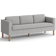 HON Parkwyn Lounge Sofa - Material: Fabric - Finish: Gray - 1 Each HONVP3LSOFAGRY