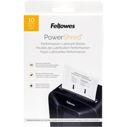 Fellowes Powershred Performance+ Lubricant Sheets - Dust Retention - White FEL4015501