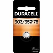Duracell 303/357 Silver Oxide Battery - For Watch, Toy, Calculator, Medical Equipment - 1.5 V - 1 Each DURDL303357