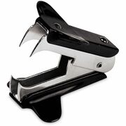 Universal Staple Remover - Metal, Plastic, Steel - Black - Comfortable Grip - 1 Each UNV00700