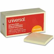 Standard Self-Stick Notes, 3 x 3, Yellow, 12 100-Sheet Pads/Pack UNV35668