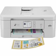 Brother MFC-J1800DW Wireless Inkjet Multifunction Printer - Color - Copier/Fax/Printer/Scanner - 6000 x 1200 dpi Print - Automatic Duplex Print - Color Flatbed Scanner - 1200 x 600 dpi Optical Scan - Wireless LAN - Wi-Fi Direct, Brother Mobile Connect, Ap BRTMFCJ1800DW