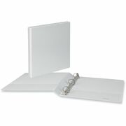 Universal Slant D-Ring View Binder, 3 Rings, 1" Capacity, 11 x 8.5, White, 12/Carton - 1" Binder Capacity - Letter - 8 1/2" x 11" Sheet Size - 220 Sheet Capacity - 3 Ring(s) - Fastener(s): Ring - Pocket(s): 2, Inside Front & Back - Polypropylene - White - UNV207421PK