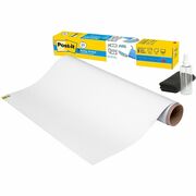 Post-it&reg; Easy Erase Whiteboard Roll, 3'x2' - White Surface - White Sheet Color - Rectangle - 36" Length x 24" Width - Flexible, Stain Resistant, Easy Peel, Self-stick, Removable, Wipeable, Stain Proof - 1 Each MMMEE3X2