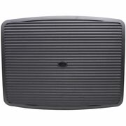Lorell Ergonomic Rocking Footrest - Black - Plastic - 1 Each LLR62870